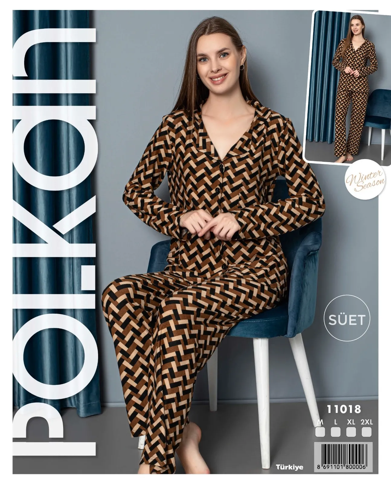 Polkan Bayan Pijama 8